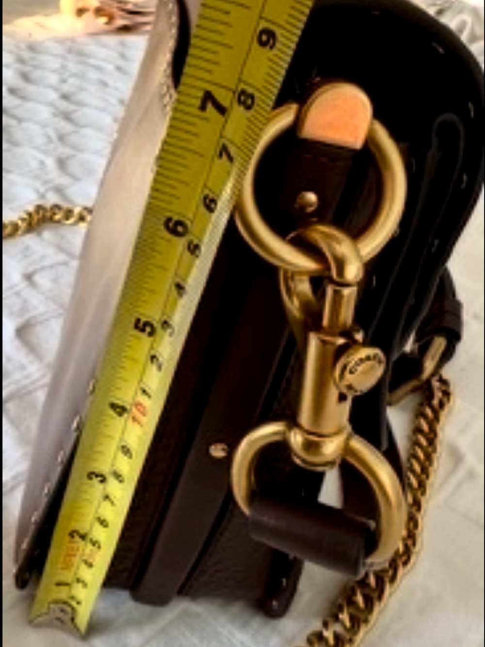 Coach dreamer handbag with rivets - Picture 5 of 8